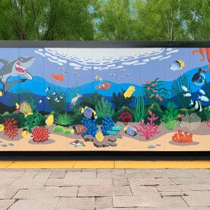 rolf dim muurschildering aquarium highlight