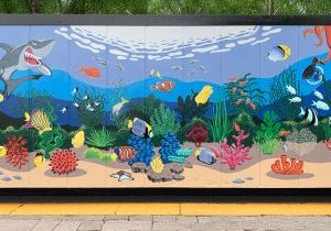 rolf dim muurschildering aquarium highlight